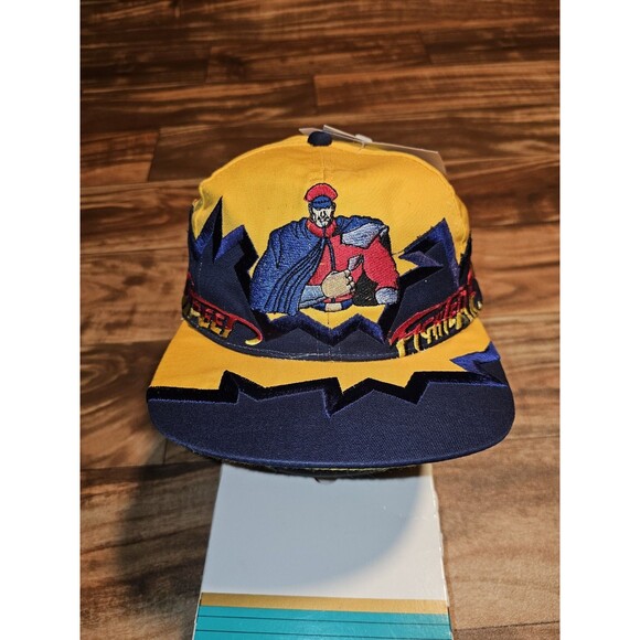 NEW Vintage Street Fighter II M. Bison Capcon SNES Jagged Edge Hat Snapback - Picture 1 of 7